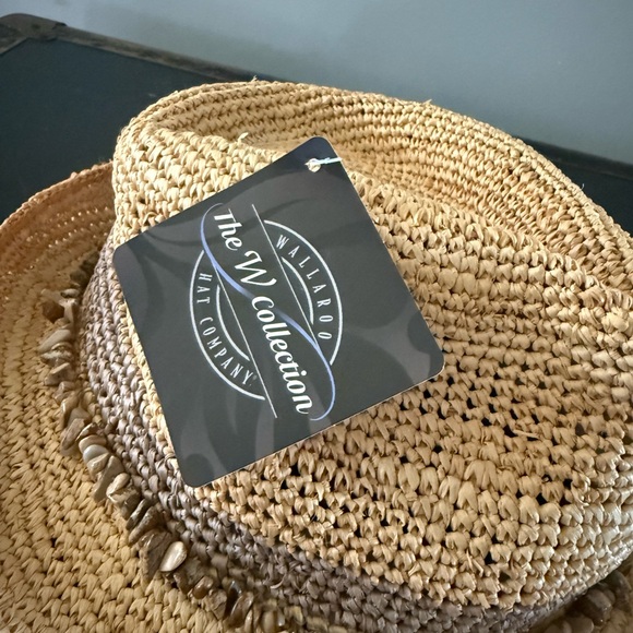 Wallaroo Women’s Raffia Cowboy Sun Hat With Beaded Band - Picture 2 of 9